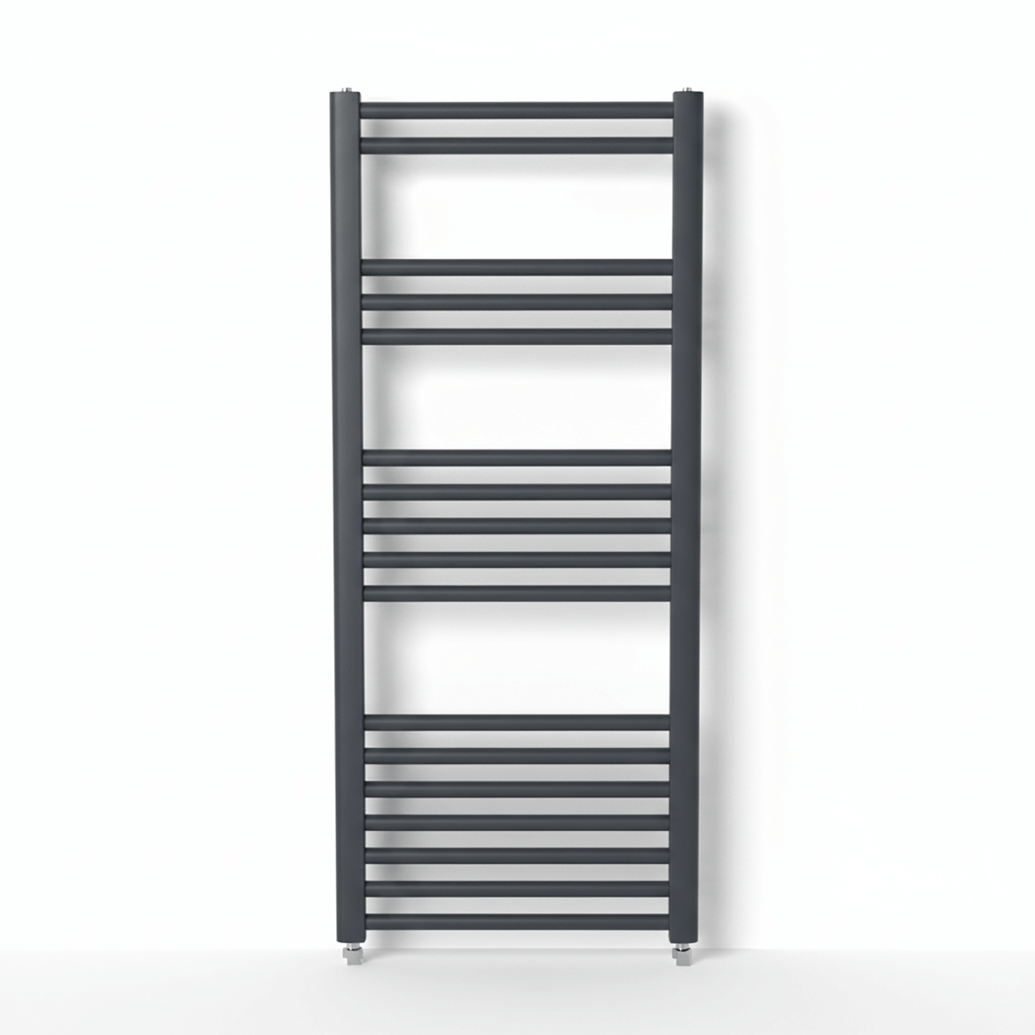 Straight Heated Towel Radiator Anthracite 500 x 1175mm