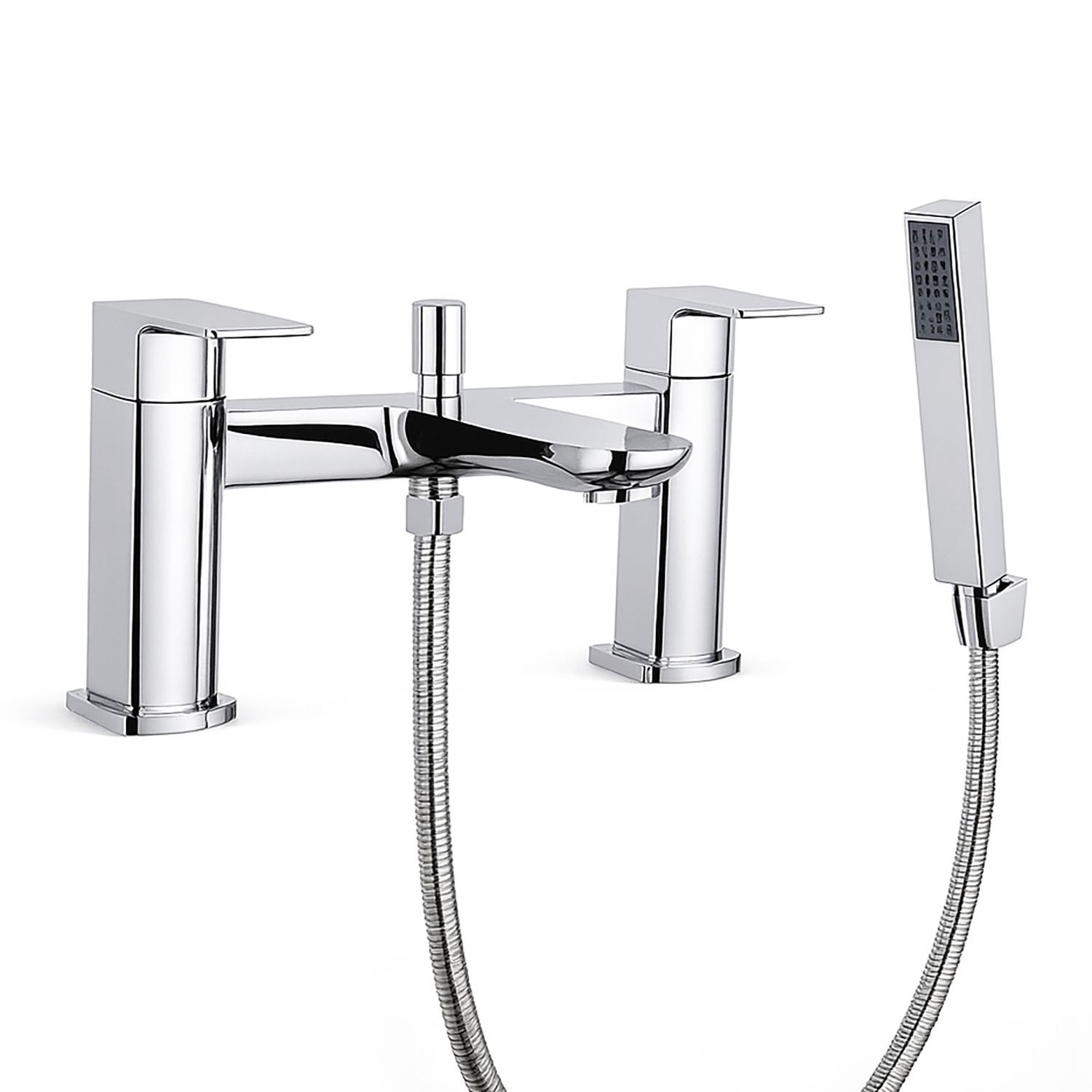 Polished Chrome Bath Shower Mixer Tap with Handset