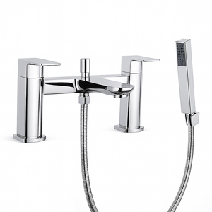 Polished Chrome Bath Shower Mixer Tap with Handset