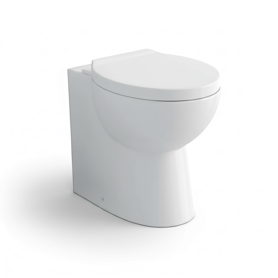 Bilo Back To Wall Round Toilet Pan