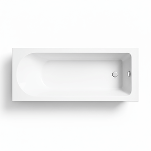 Barmby 1700 x 700 mm Rounded Single-Ended Straight Bath