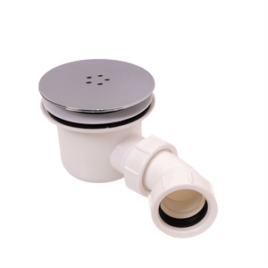 Polished Chrome Standard 90mm Shower Tray Waste