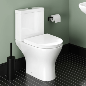Azzurra Comfort Height Short Projection Close Coupled Toilet With Wrap Over Seat