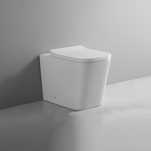 Ekora Rimless Back To Wall Square Toilet Pan