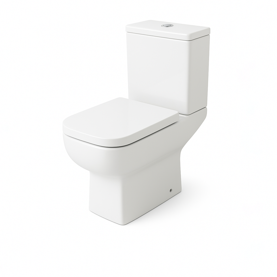 Elfin 600 Close Coupled Rimless Toilet
