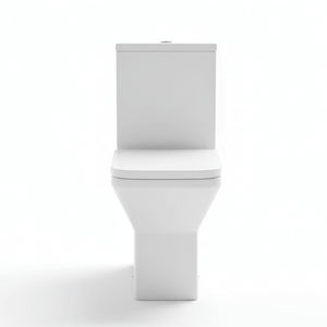 Elite Rimless Close Coupled Square Toilet With Wrap Over Seat