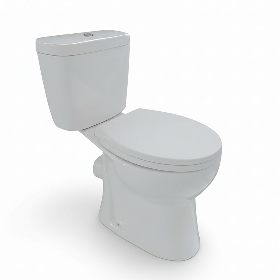 Bilo Close Coupled Toilet with PP Soft Close Seat