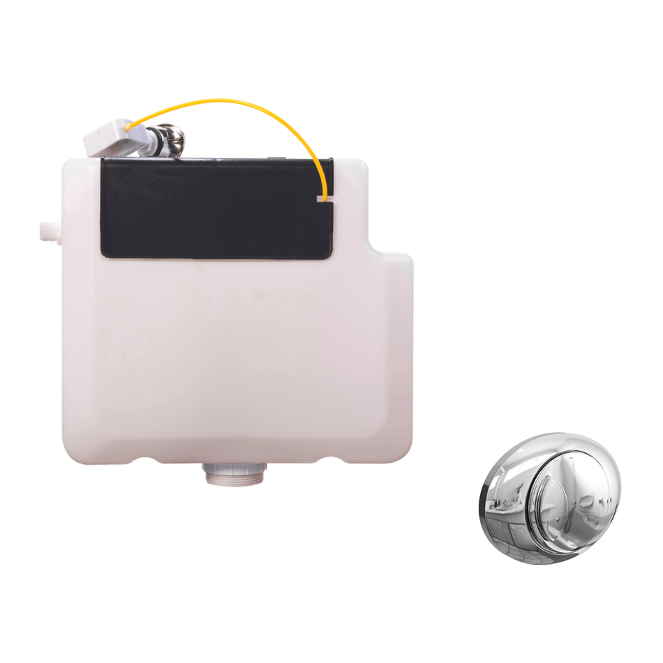 Dual-Flush Concealed Toilet Cistern 4/6Ltr - Side Entry