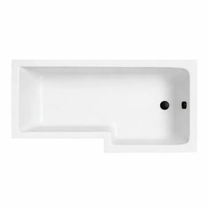 L-Shape Square Shower Bath Right Hand (RH) 1600x700/850mm + Panel