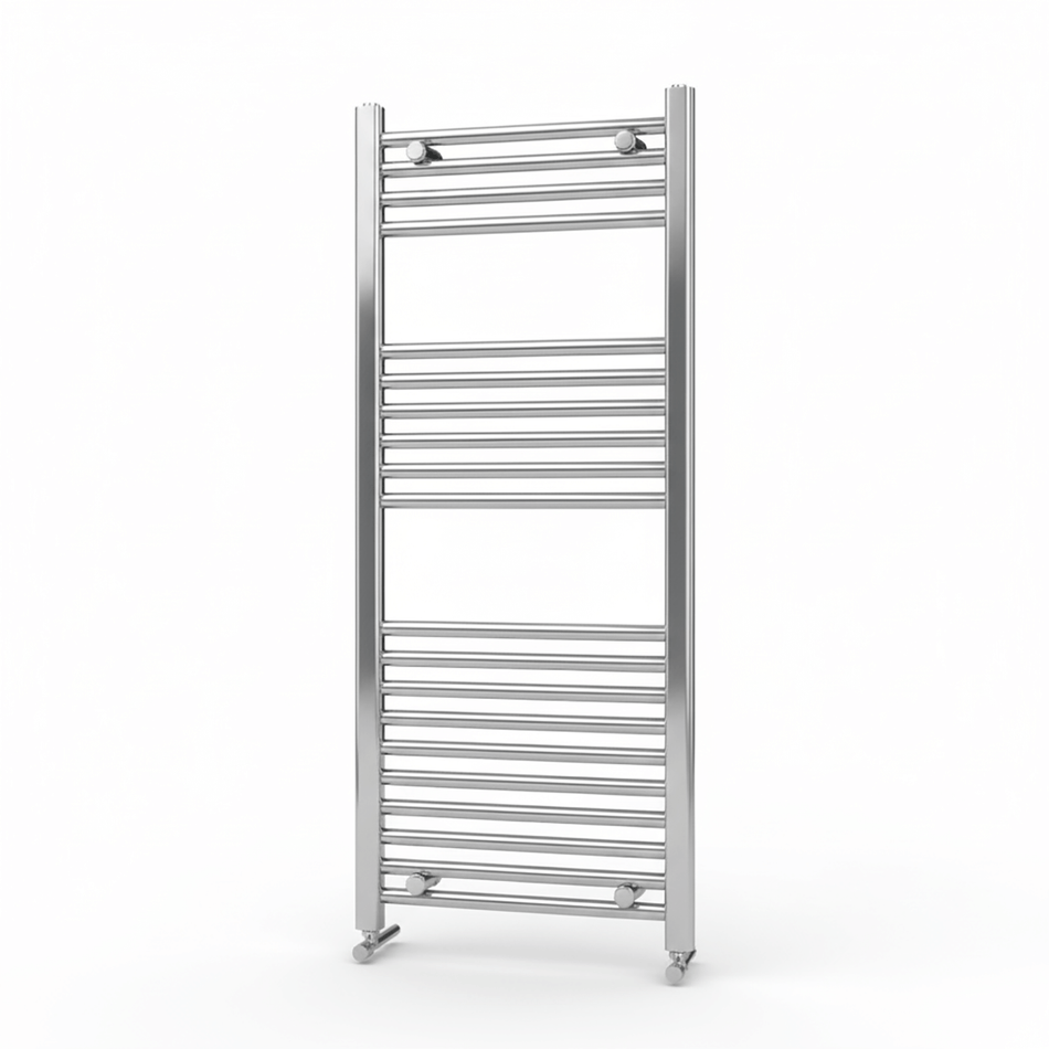 Straight Headed Towel Rail 400 x 1200mm – Chrome