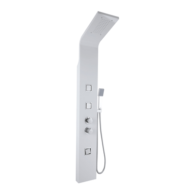 Atlantis Chrome Thermostatic Shower Tower Panel With Handset