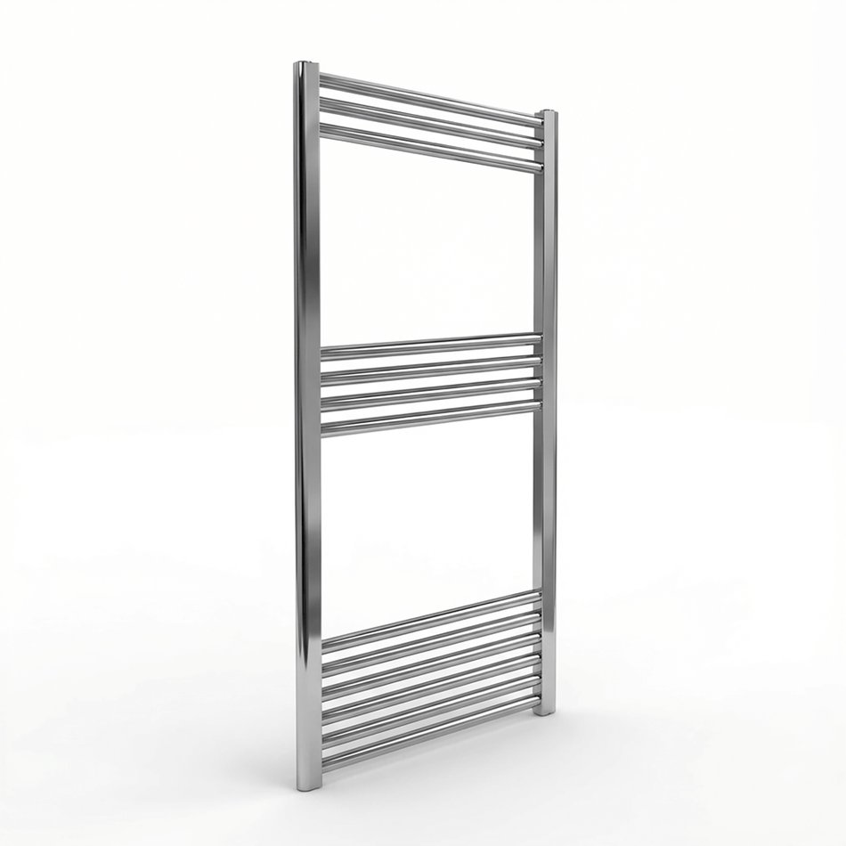 Straight Headed Towel Rail 500 -1200mm – Chrome