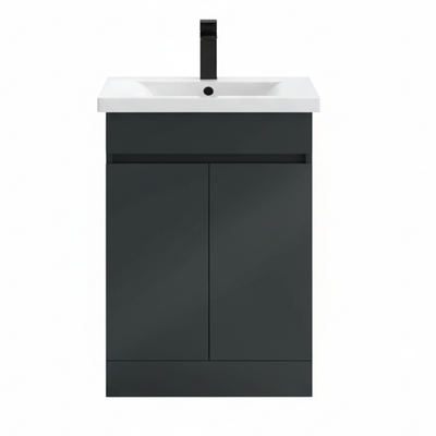 500mm Floor Standing Vanity Unit with Basin Anthracite