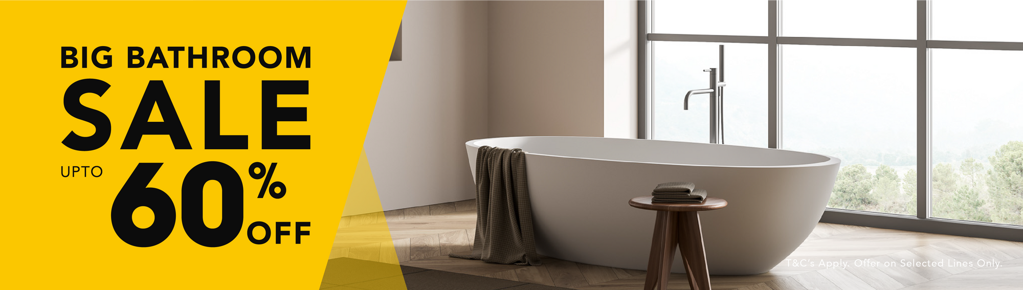 60% off bathroom Sales Offer