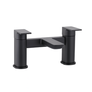 Deck Mounted Bath Filler Matt Black