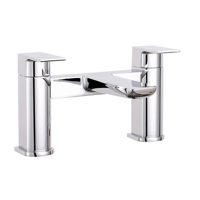 Deck Mounted Bath Filler Polished Chrome
