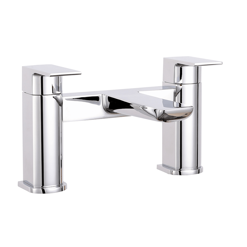 Deck Mounted Bath Filler Polished Chrome