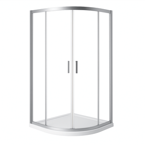 Quadrant Shower Enclosure 800 -800mm Polished Chrome Frame
