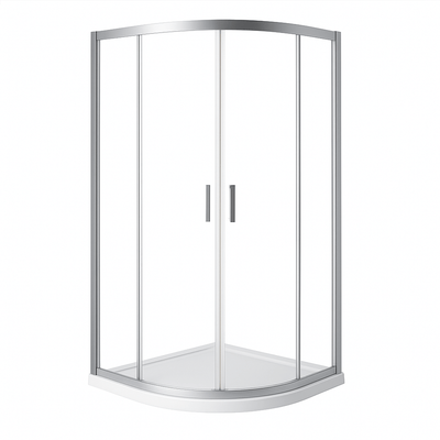 Quadrant Shower Enclosure 900x900mm Polished Chrome Frame