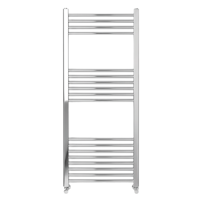 Straight Heated Towel Radiator Chrome 500 x 1200mm