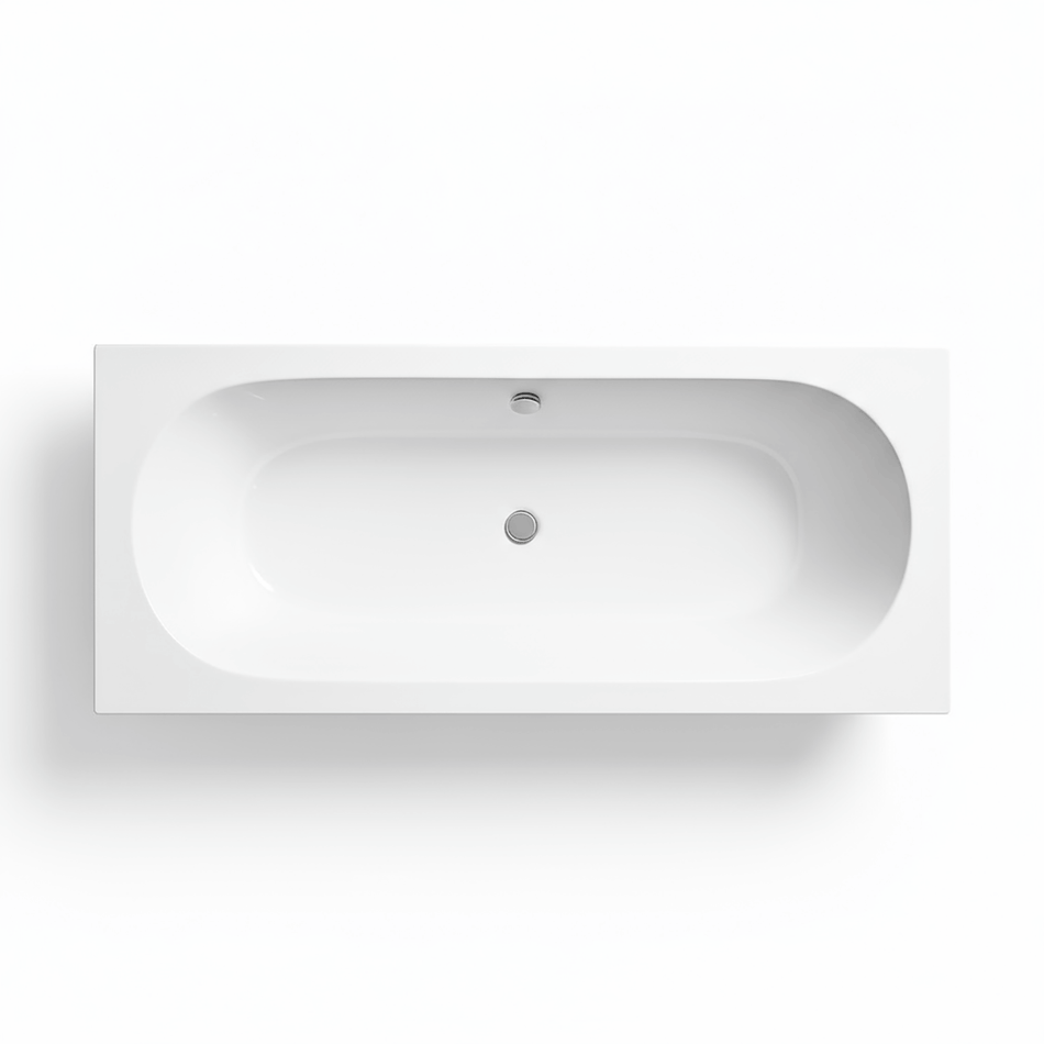 Otley Round Double-Ended Straight Bath 1700 x 700mm