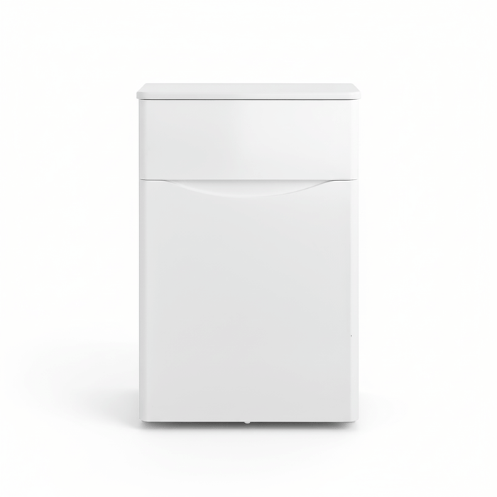 Toilet WC Unit 500mm White Gloss