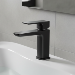 Basin Mono Mixer Inc Waste Matt Black