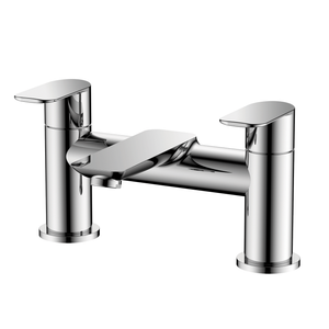 Zen Deck Mounted Bath Filler Polished Chrome