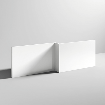 Square Shower Bath Front Panel 1500mm – Acrylic
