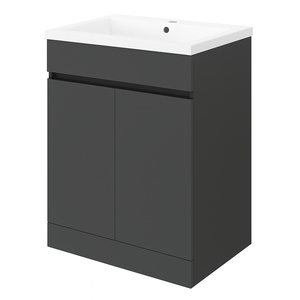 500mm Floor Standing Vanity Unit with Basin Matt Anthracite