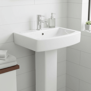 Zyon 550 Pedestal & Basin Square