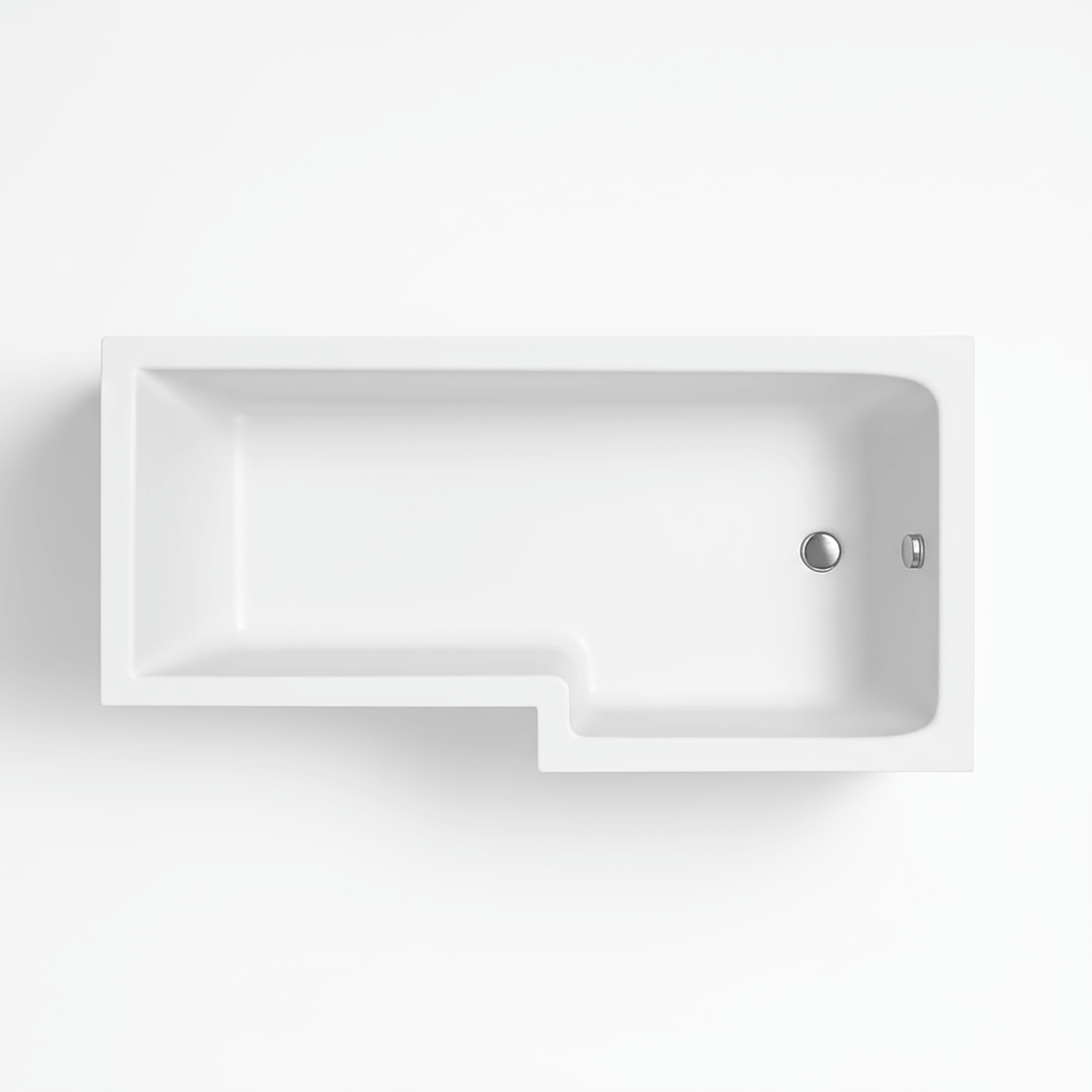 L-Shape Square Shower Bath Hand (RH) 1500 -700/850mm + Panel