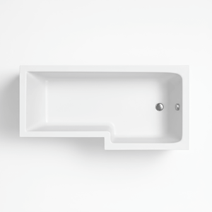 L-Shape Square Shower Bath Hand (RH) 1500 -700/850mm + Panel