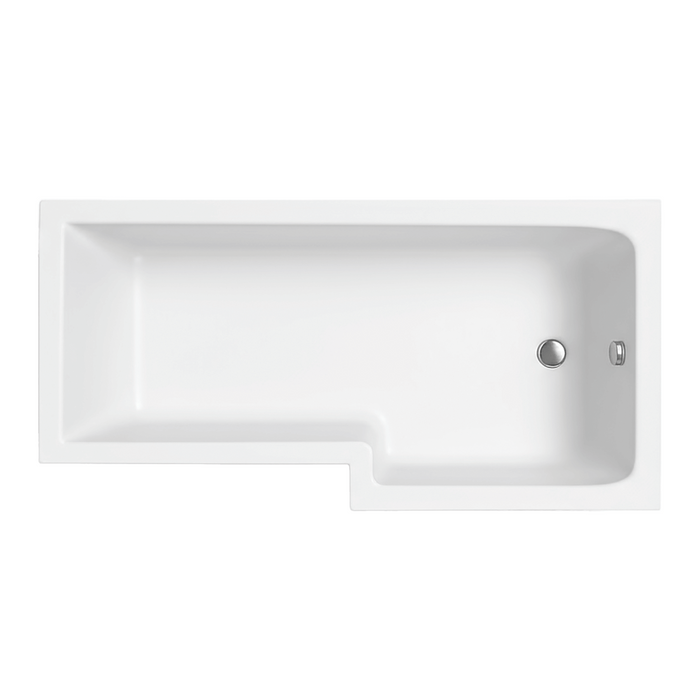 L-Shape Square Shower Bath Hand (RH) 1500 -700/850mm + Panel