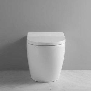 Ekora Rimless Back To Wall Round Toilet Pan