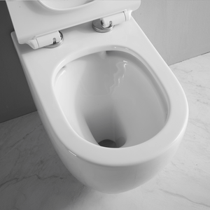 Ekora Rimless Back To Wall Round Toilet Pan