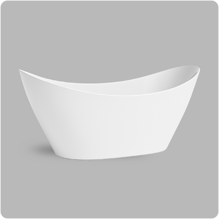 Double Ended Free Standing Slipper Bath  1500 x 770 x 720