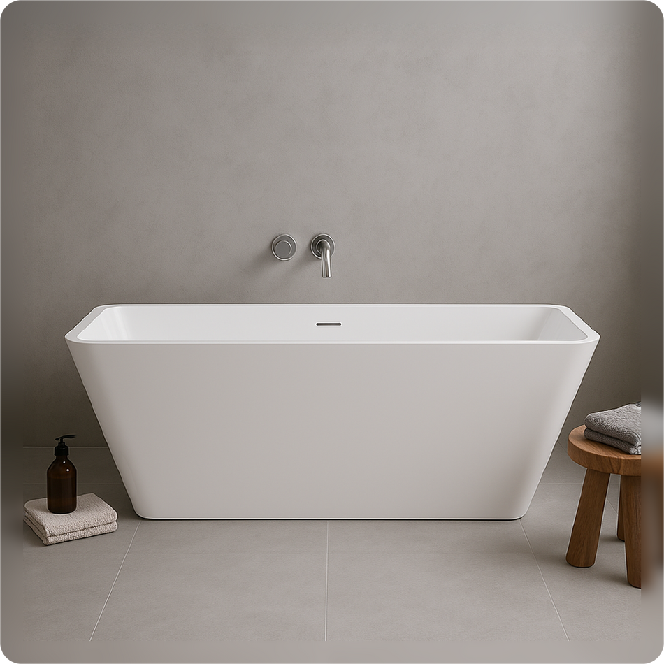 Free Standing Bath Rectangle 1500 x 750 x 550