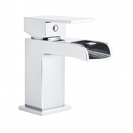 Victoria Chrome Waterfall  Mono Basin Mixer Tap