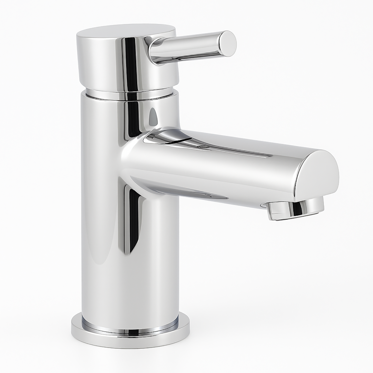Premier Chrome Mono Basin Mixer Tap With Push Waste