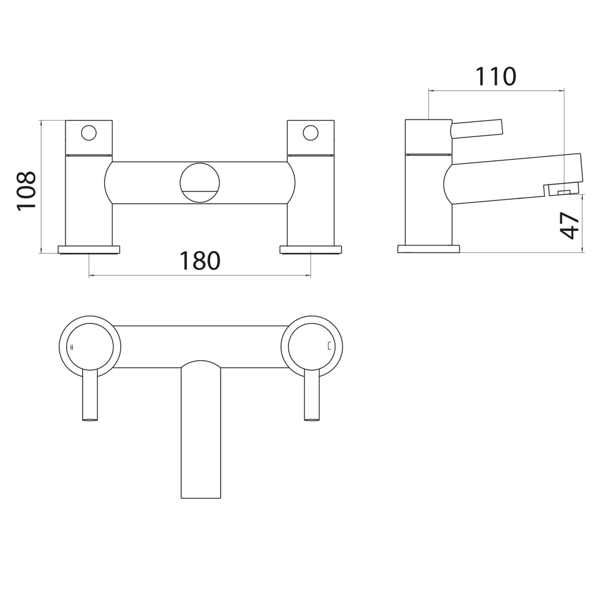 Premier Chrome Bath Filler