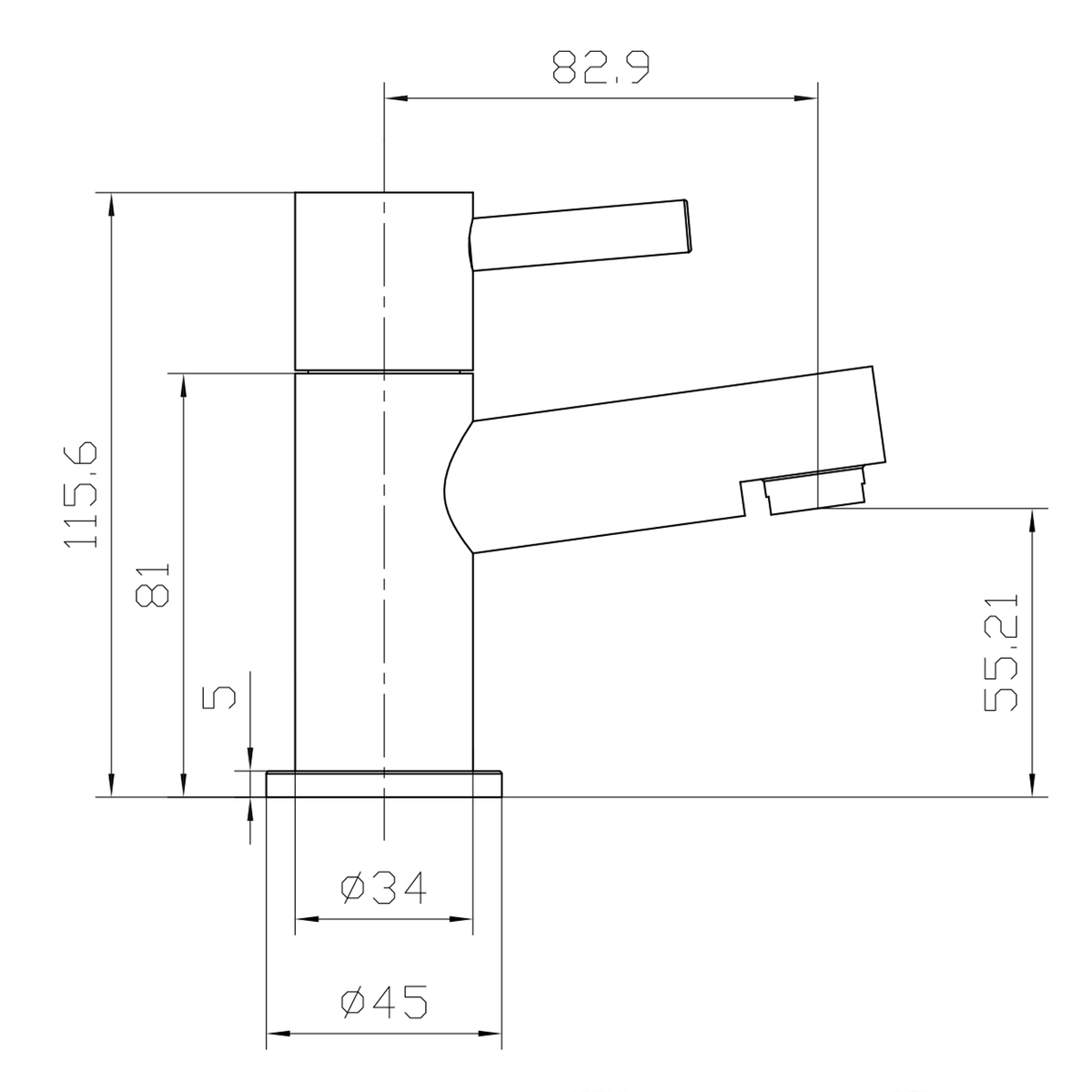 Premier Chrome Pillar Basin Taps (Pair)